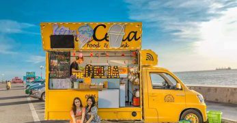 Check-in con đường xe kem siêu xịn