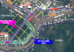 Đầu tư 200 tỷ xây cầu Tây Đô bắc qua sông Cần Thơ