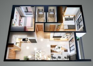 Sự tinh tế khác biệt từ chất lượng căn hộ mẫu Bcons Plaza