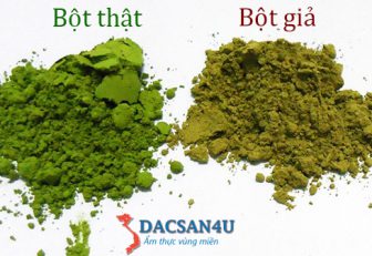 Cách phân biệt bột trà xanh nguyên chất, thật giả như thế nào