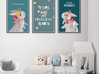 Xu hướng chọn tranh treo tường đẹp dễ thương của phòng ngủ trẻ em
