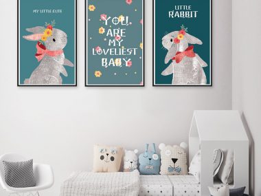 Xu hướng chọn tranh treo tường đẹp dễ thương của phòng ngủ trẻ em