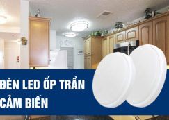 Những mẫu đèn LED ốp trần đẹp nhà tắm thông dụng nhất