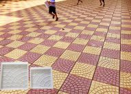 Khuôn gạch không nung sản xuất gạch lát vỉa hè, công viên