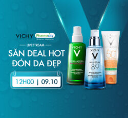 [Livestream 12:00 09/10/2020] Bật mí loạt ưu đãi độc quyền siêu hot cùng Vichy! – Pharmacity