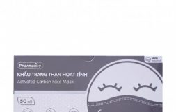 Khẩu trang than hoạt tính 4 lớp Pharmacity (50 cái/hộp) – Pharmacity