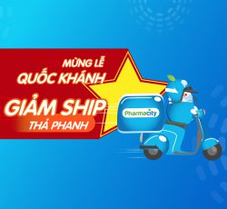 Tưng bừng đại lễ 2/9, giảm phí ship khi mua hàng online – Pharmacity