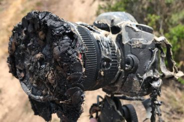 Canon 5DS tan chảy khi ghi lại hình ảnh vụ phóng tên lửa