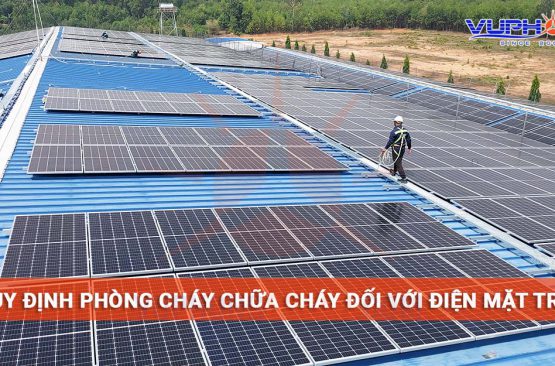 Thẩm duyệt thiết kế về phòng cháy chữa cháy điện mặt trời mái nhà