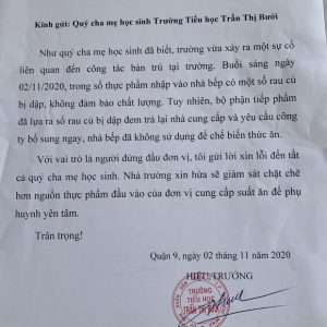 Bữa ăn bán trú nay bị cắt xén quá nhiều