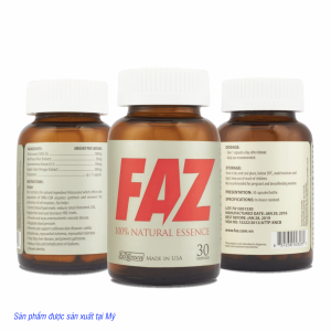 Giá, nơi mua FAZ giúp điều hòa Cholesterol, kiểm soát mỡ máu