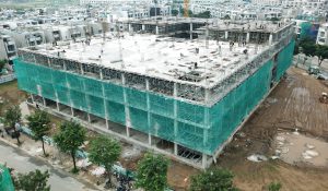 Cất nóc bệnh viện Vạn Phúc Sài Gòn