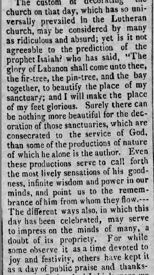 A Christmas Social Media Post from 1818