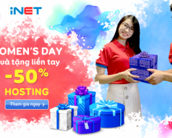 Gia Hạn Hosting Ưu Đãi 50% Mừng Ngày Phụ Nữ Việt Nam