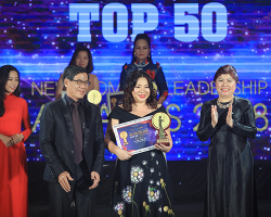 PGS.TS.BS Lê Ngọc Diệp chia sẻ trong Top 50 Nữ doanh nhân thời đại mới
