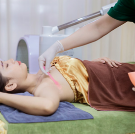 Triệt lông công nghệ SHR không đau rát tại Spa
