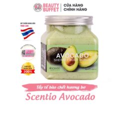 Tẩy tế bào chết body dưỡng ẩm và mịn da hương bơ Scentio Avocado 350ml