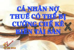 CÁ NHÂN NỢ THUẾ CÓ THỂ BỊ CƯỠNG CHẾ KÊ BIÊN TÀI SẢN
