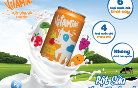 Nước uống sữa trái cây VITAMINA – Lựa chọn dinh dưỡng của Mẹ, niềm yêu thích của Bé ưu tiên hàng đầu