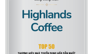 HIGHLANDS COFFEE – TOP 50 THƯƠNG HIỆU NHÀ TUYỂN DỤNG HẤP DẪN NHẤT VỚI SINH VIÊN VIỆT NAM 2020