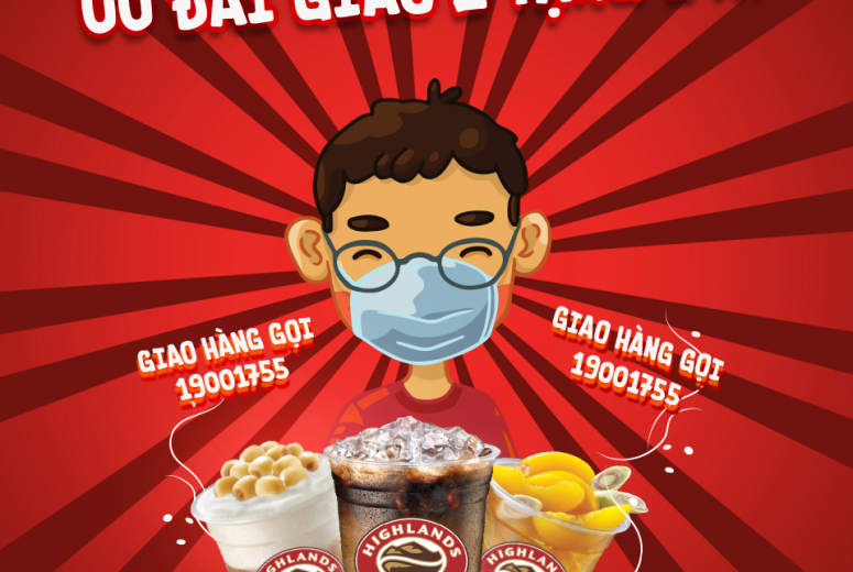 HIGHLANDS COFFEE – DỊCH VỤ GIAO HÀNG MIỄN PHÍ