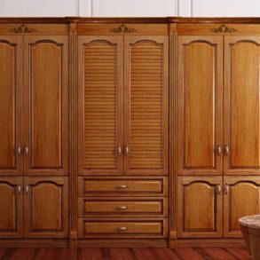 Tủ Quần Áo 4 Cánh Gỗ Mun Nam Phi Đẹp Giá Rẻ