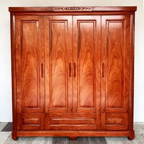 Tủ Quần Áo Gỗ Hương Đá Có Kệ Trang Trí Hiện Đại Đẹp Giá Rẻ