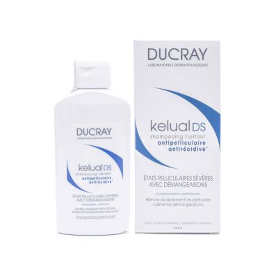 Dầu gội làm sạch gàu, dịu ngứa và đỏ da Ducray Kelual DS Shampoo 100ml