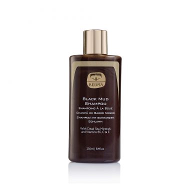 Dầu gội Kedma Black Mud Shampoo bùn đen dành cho da dầu và da dễ kích