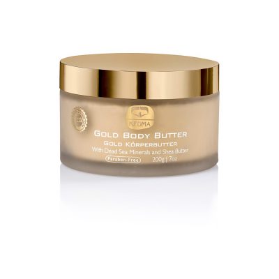 Bơ Dưỡng Thể Kedma Gold Body Butter tinh chất vàng 200g
