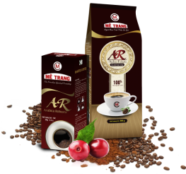 Cà phê Arabica Robusta túi hạt 500g