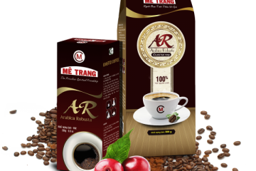 Cà phê Arabica Robusta túi hạt 500g