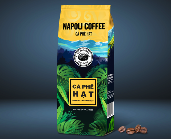 Napoli Cà phê hạt loại 500g