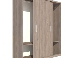 Tủ quần áo nhựa âm tường cánh lùa – TCL33