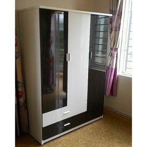 Tủ nhựa Đài Loan 3 cánh 2 ngăn