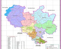 BẢN ĐỒ HÀNH CHÍNH TỈNH BÌNH DƯƠNG MỚI NHẤT NĂM 2020