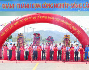 Khánh thành Cụm công nghiệp Sông Cầu và động thổ công trình tổng kho