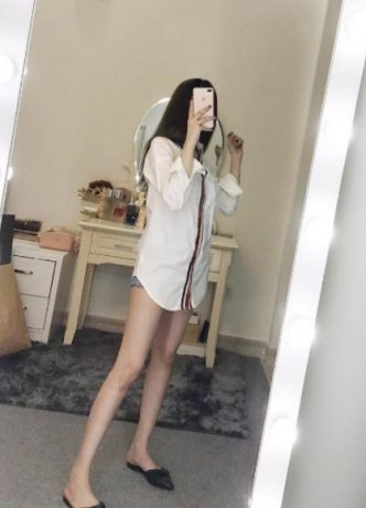 Áo Sơ Mi nữ Phối viền Đỏ đen