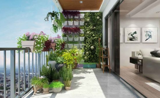 5 ý tưởng trang trí ban công nhà phố