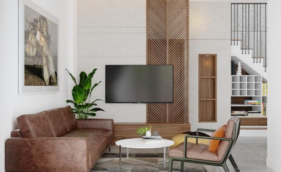Thiết Kế Nội Thất Nhà Phố 3 Phòng Ngủ Hiện Đại Tân Nguyên Group
