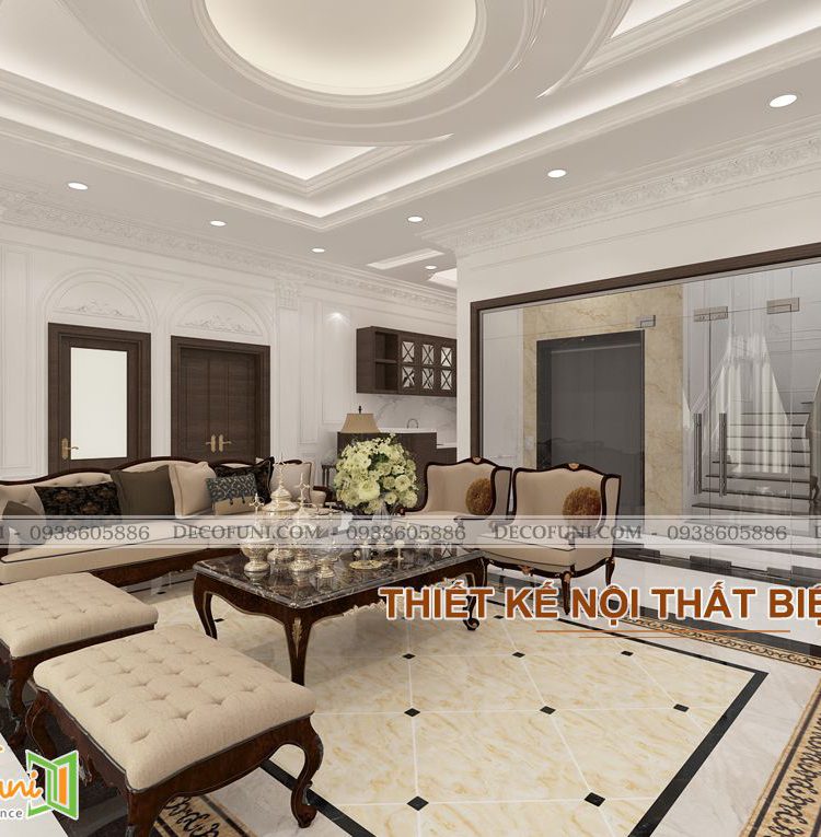 Thiết Kế Nội Thất Biệt Thự Cao Cấp Sang Trọng TpHCM