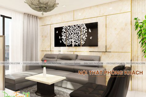 Thiết kế đồ nội thất phòng khách đẹp hiện đại và chuyên nghiệp