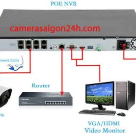Lắp Camera Hỗ Trợ Nguồn POE Cho Gia Đình camera giám sát
