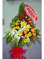 Kệ hoa khai trương Phát Tài