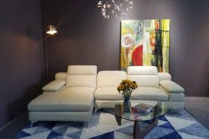 Sofa góc da Darcy đẹp sang