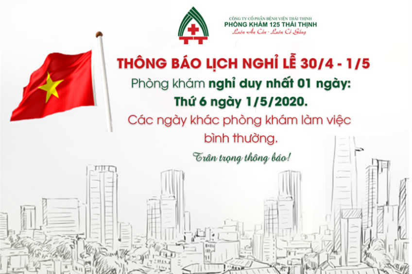Thông báo lịch nghỉ Lễ 30/4 – 1/5
