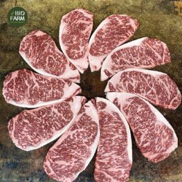 STRIPLOIN – THĂN LƯNG CUỐI FULL BLOOD WAGYU 2GR