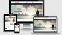 Mẫu website Giới thiệu công ty – Mẫu 04