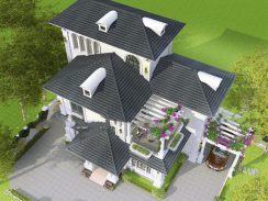 Biệt thự 3 tầng mái thái 15x10m tại Thủ Đức rẻ
