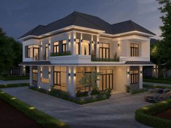 Biệt thự vườn 2 tầng mái thái 11x14m